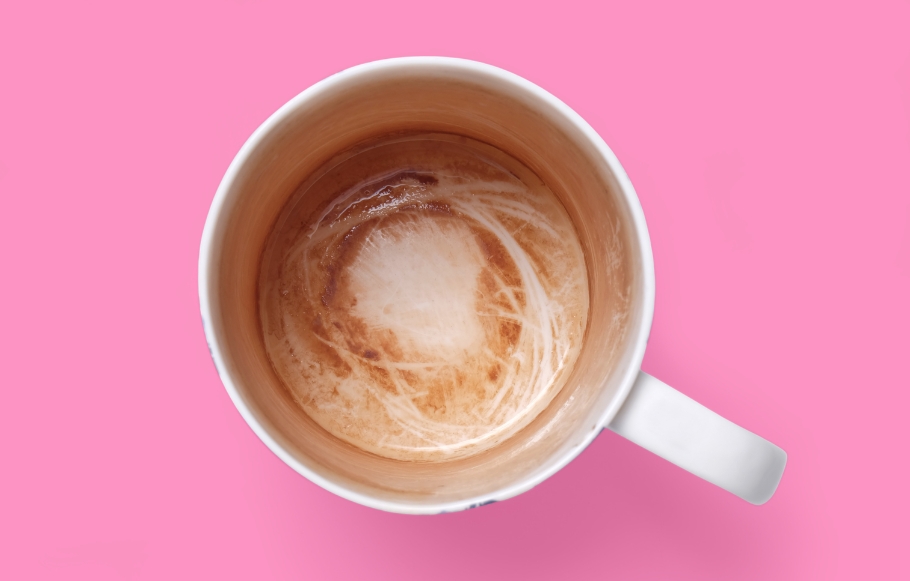 stained mug