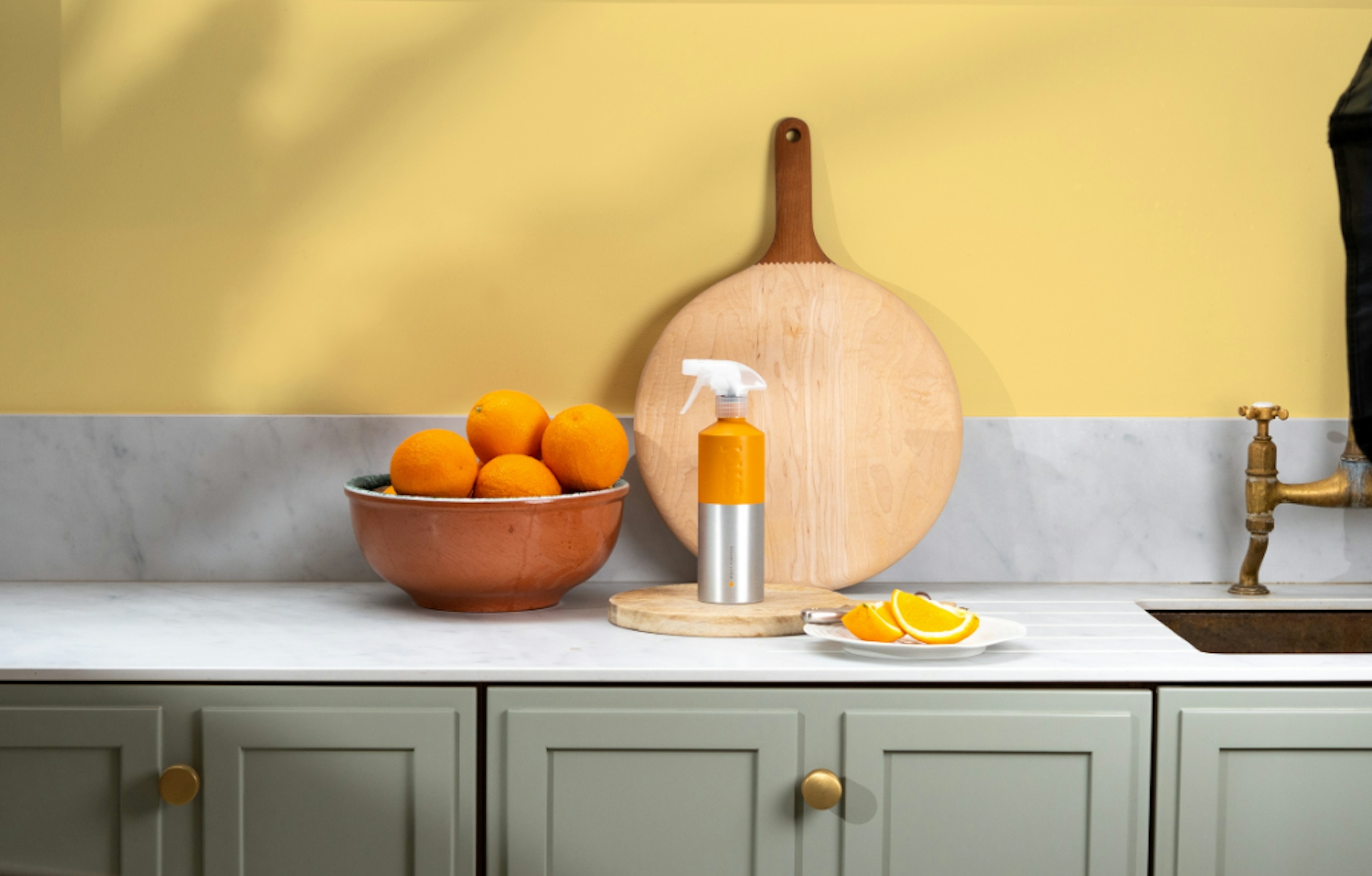 multipurpose spray on kitchen counter
