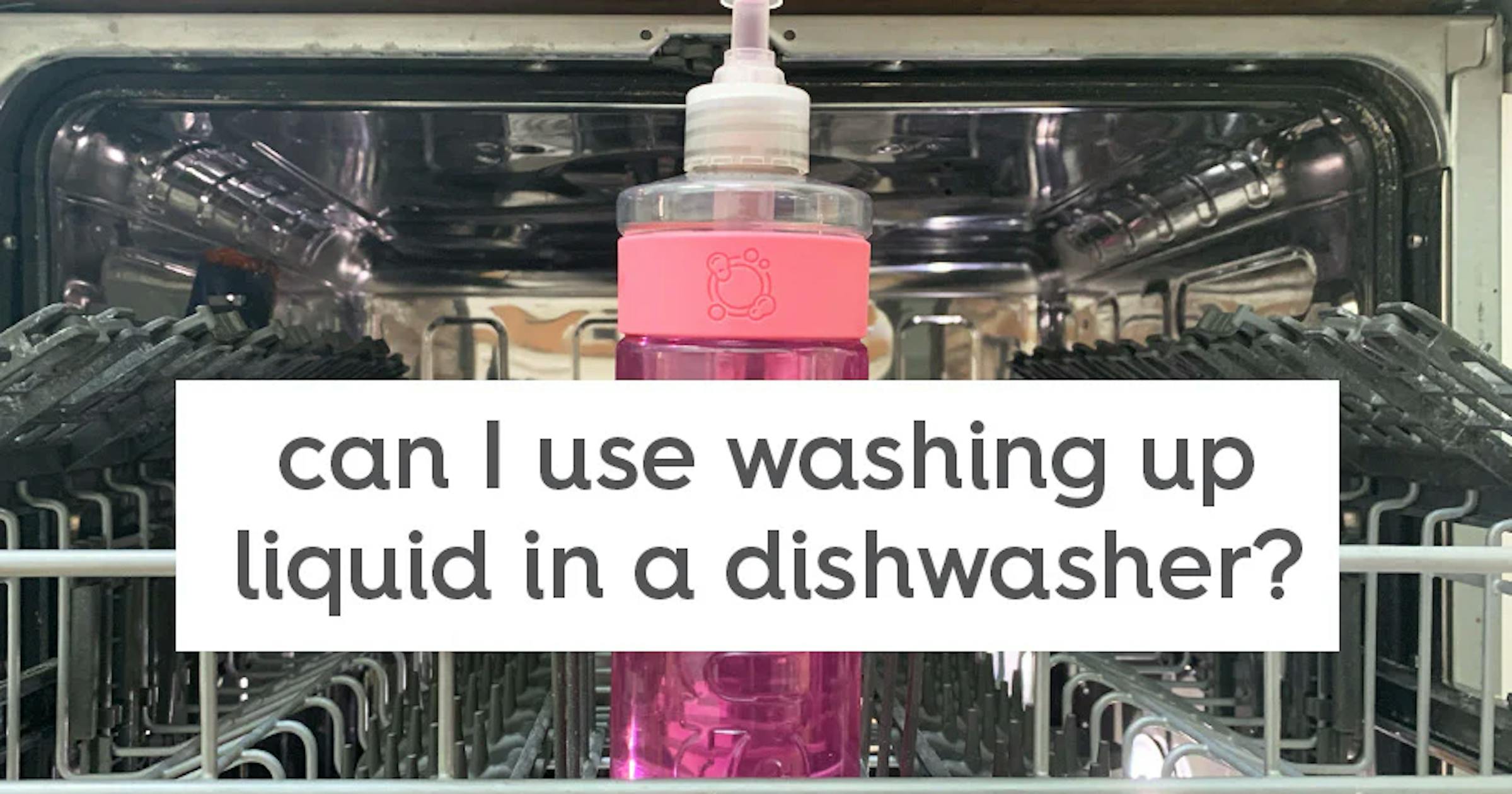 Can I Use Washing Up Liquid In Dishwasher