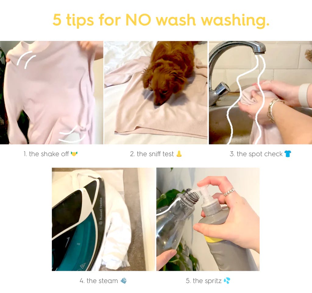 5 tips for no washing
