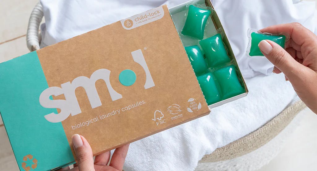 smol green bio capsules in their packaging
