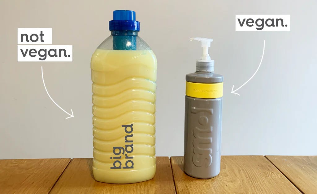 fabric conditioner, vegan vs non vegan