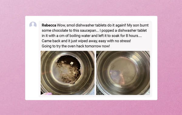 burnt saucepan