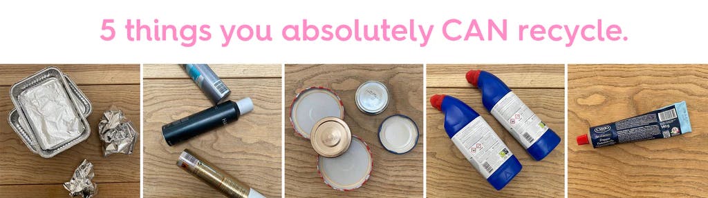 text: 5 things you absolutely can recycle.