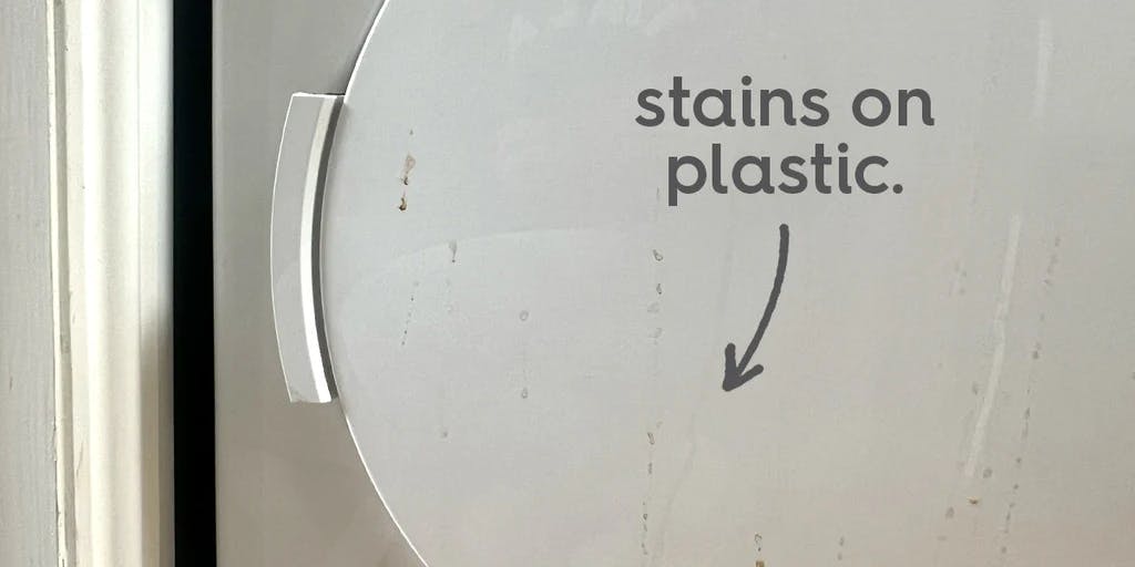 stains on plastic
