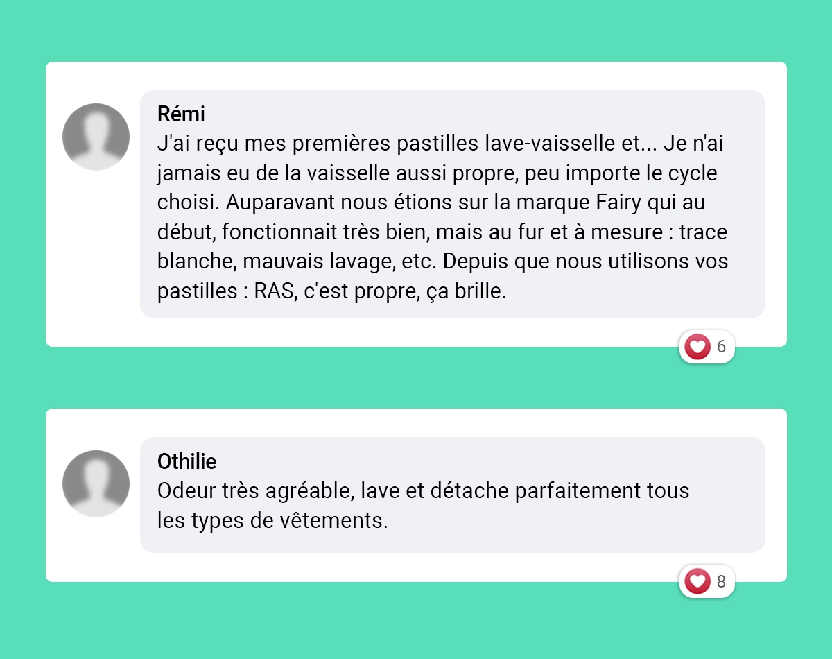 avis client sur les capsules de lessive et les tablettes smol