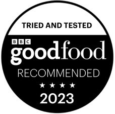 tried and tested bbc good food recommended 2023 logo