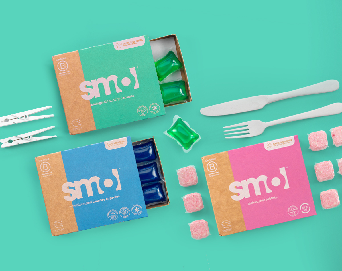 Free Trials on smol Laundry Capsules & Dishwasher Tablets