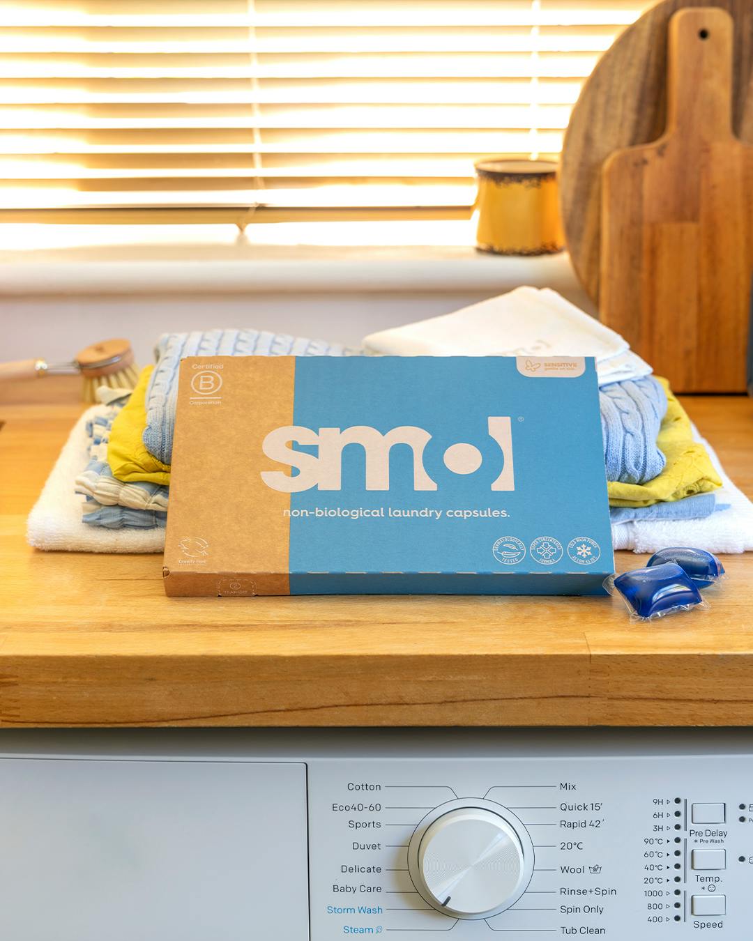 smol Fragrance Free Non-Bio Laundry Capsules, image 1