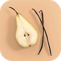 a pear and vanilla